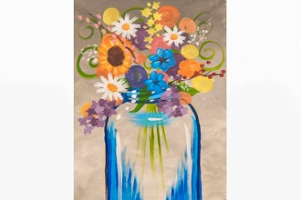 BYOB Painting: Mason Jar Flowers (Astoria)